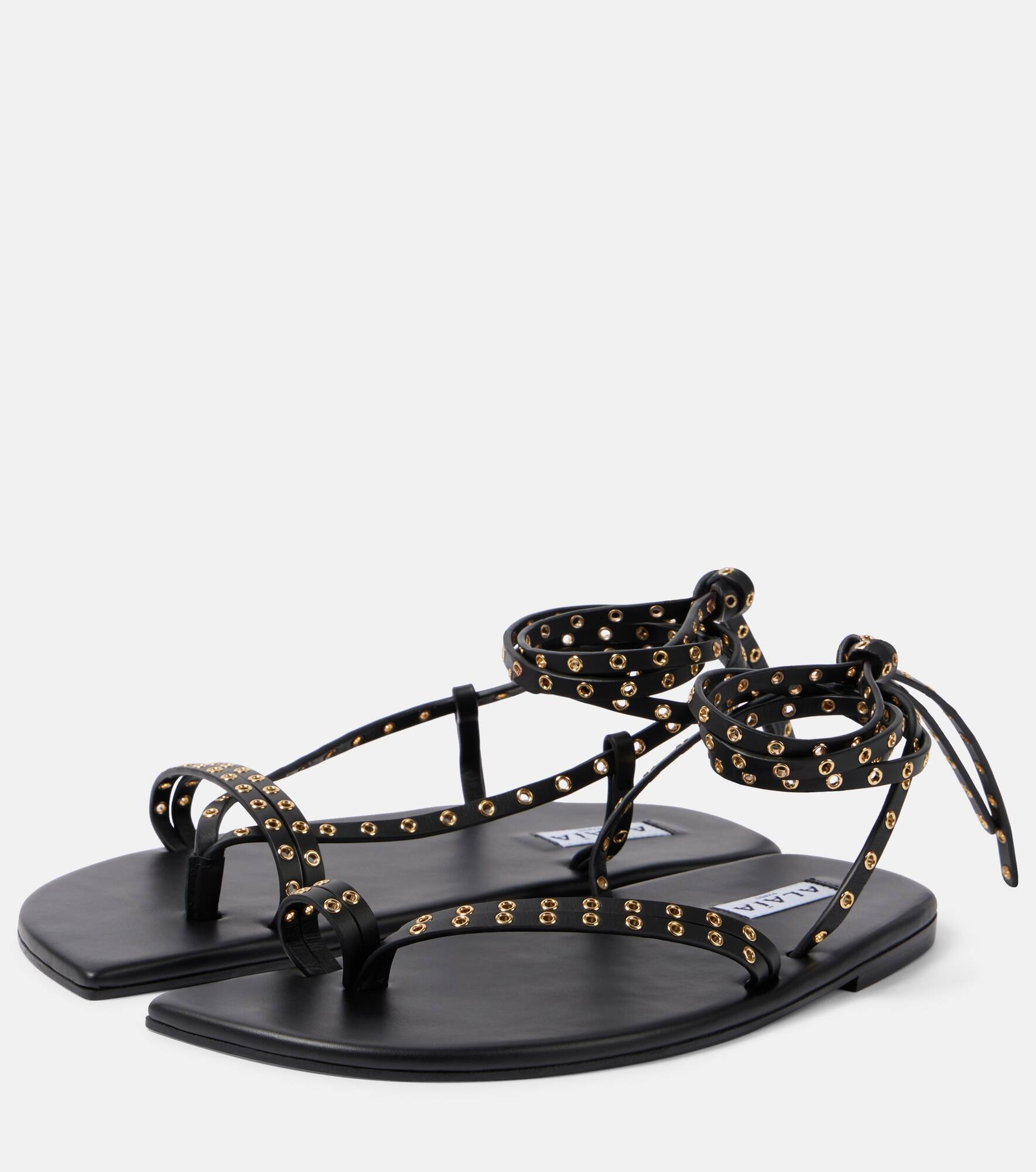 Marsa embellished leather sandals - 5