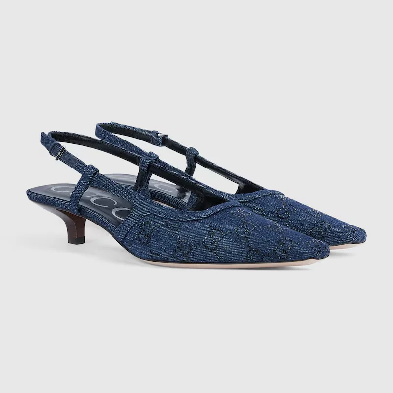 Gucci GG Slingback Pumps - 1