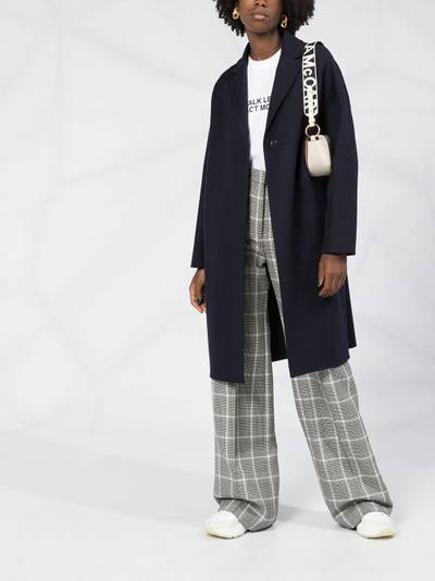 Stella McCartney concealed front fastening coat outlook