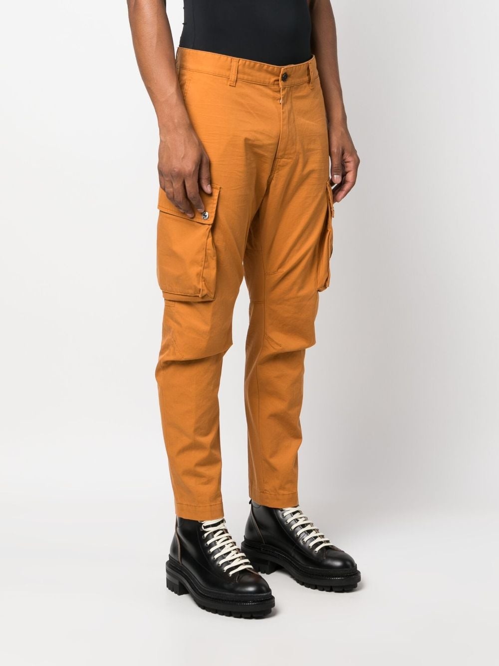 tapered-leg cargo pants - 3
