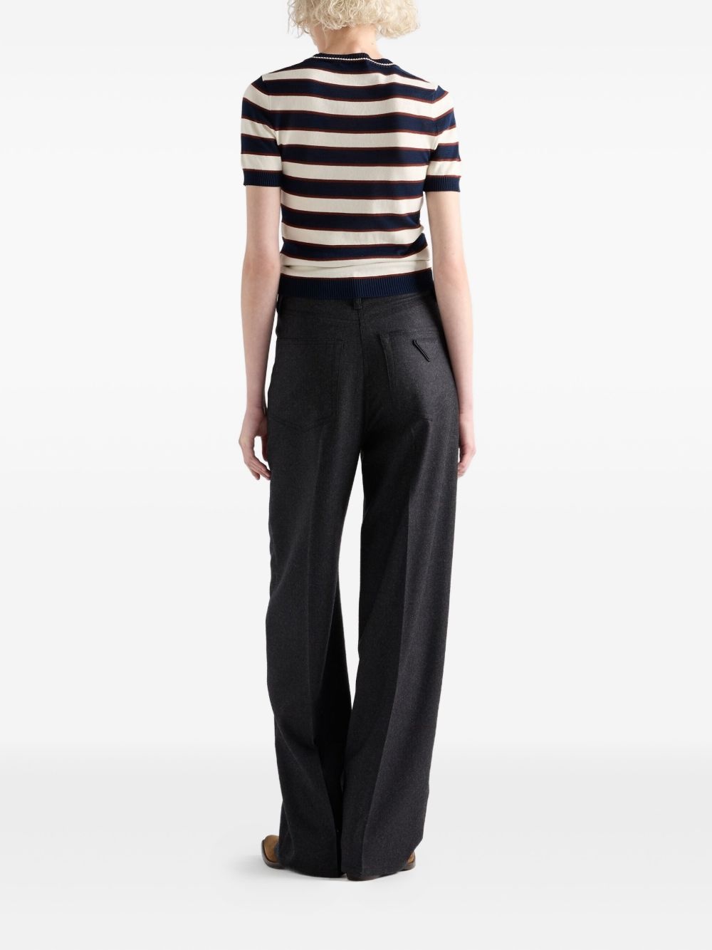 striped T-shirt - 3