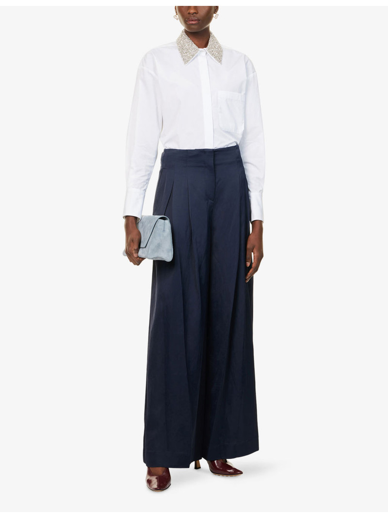 TWP Drew Pleated Woven Trousers outlook