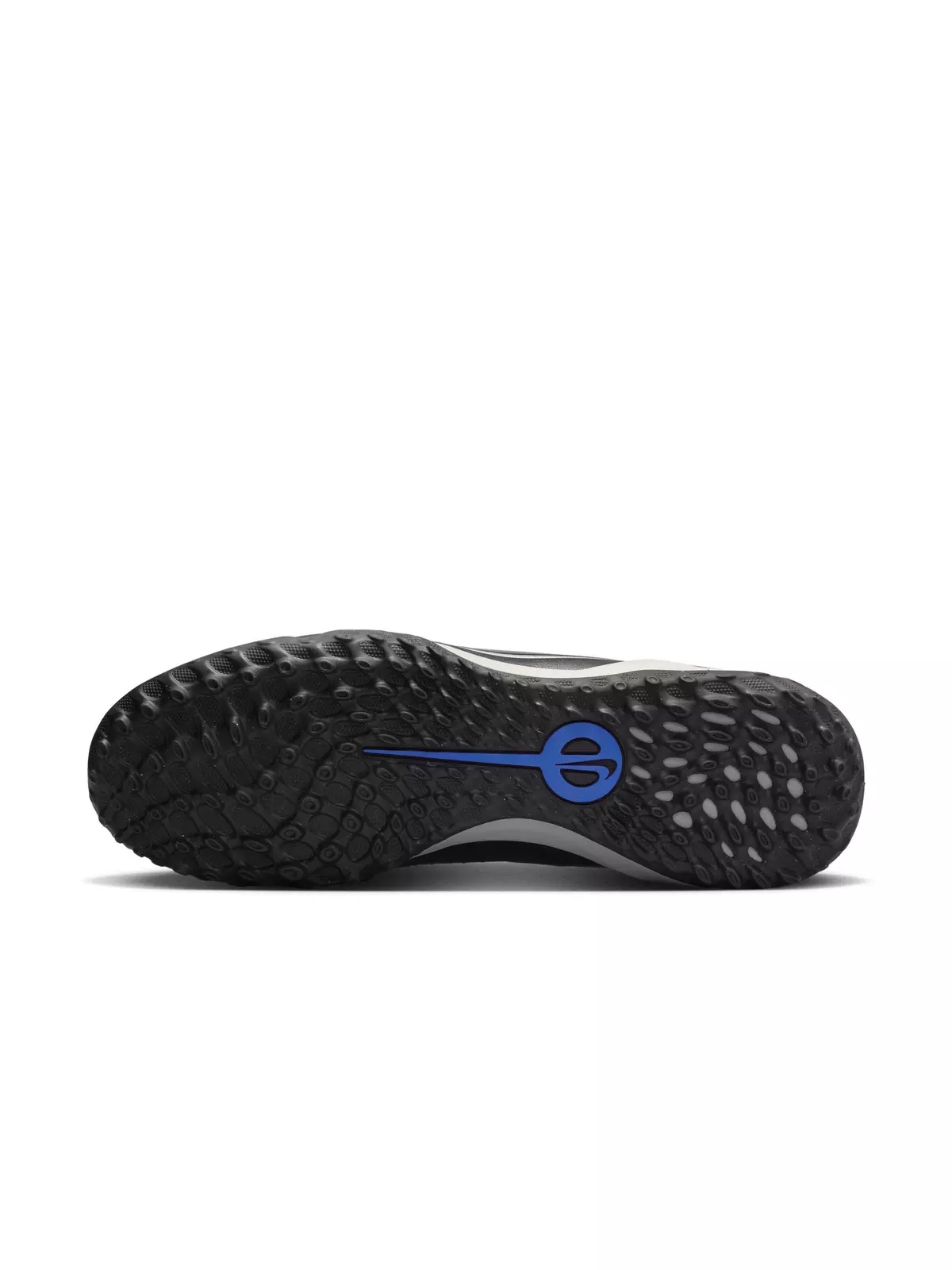 Tiempo Legend 10 Pro Turf "Black/Hyper Royal/Chrome" Men's Soccer Shoe - 6