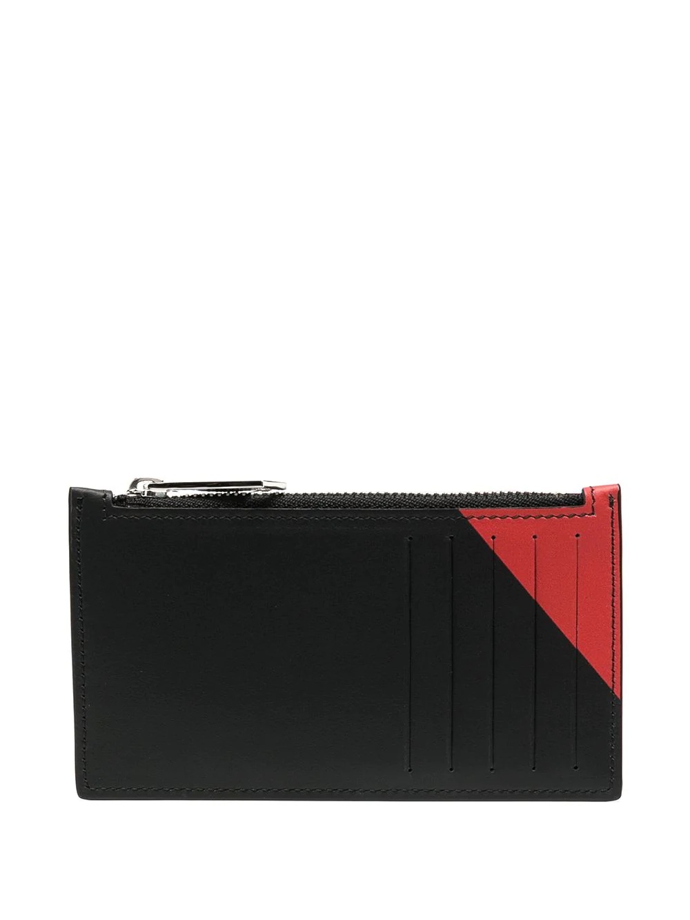 panelled logo-print wallet - 2