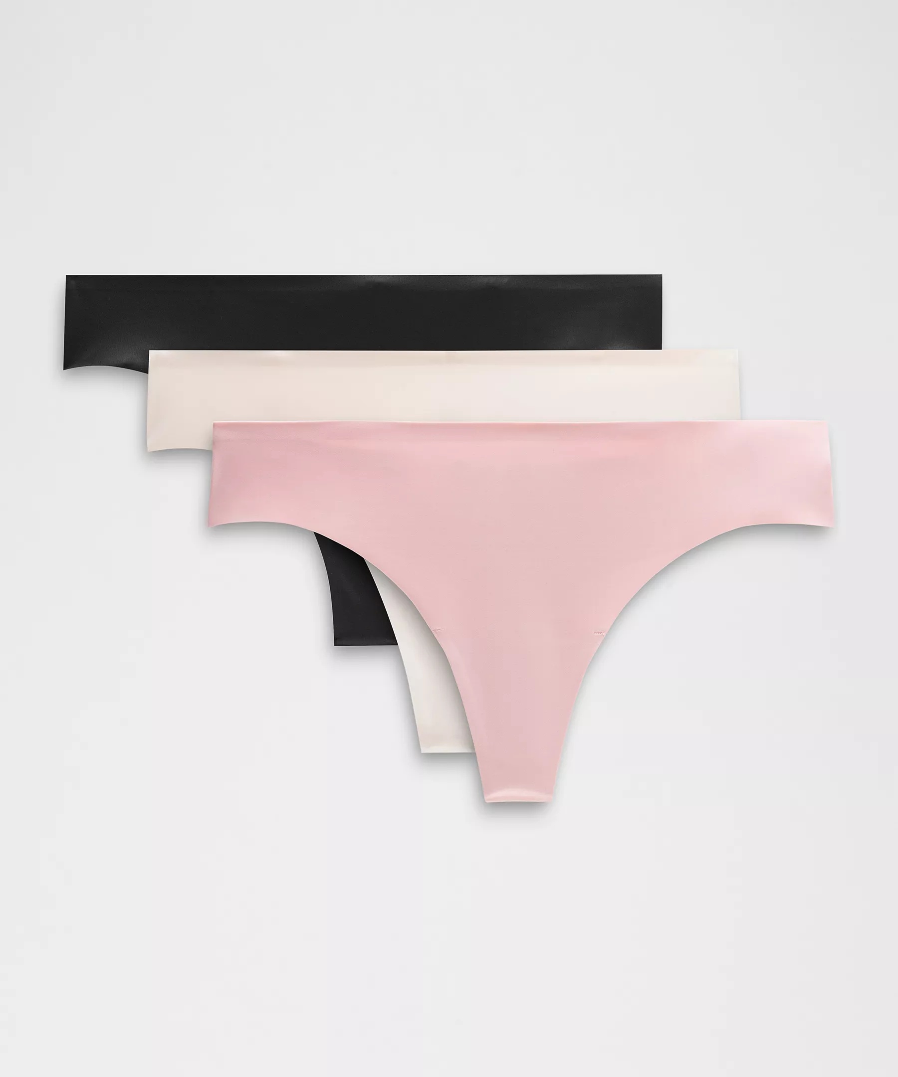 InvisiWear Mid-Rise Thong Underwear *3 Pack - 1