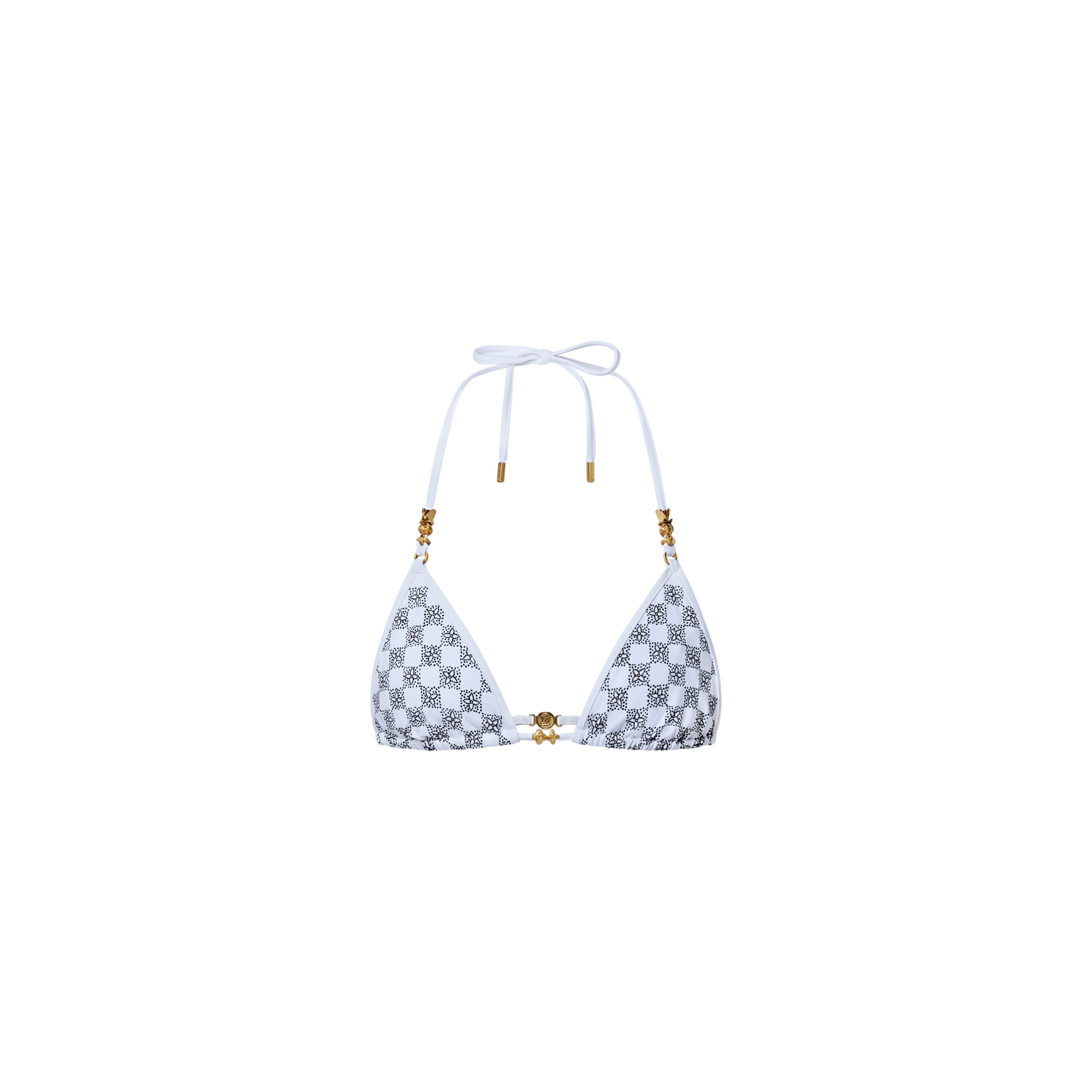Dotted Damier Bikini Top - 1