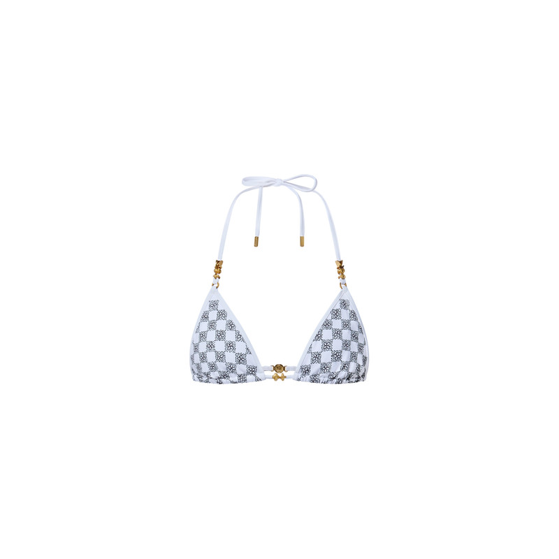 Dotted Damier Bikini Top 1