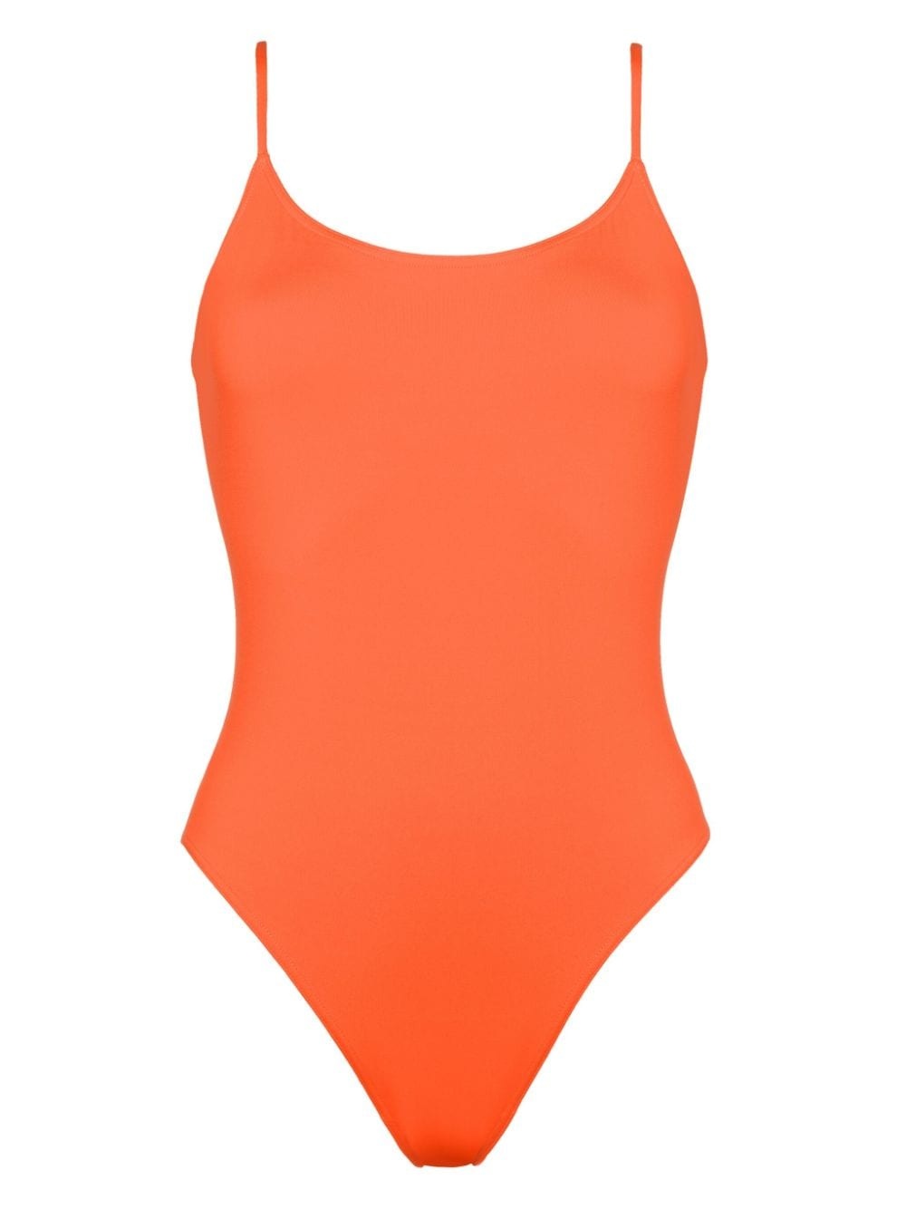 Techno open-back swimsuit - 1