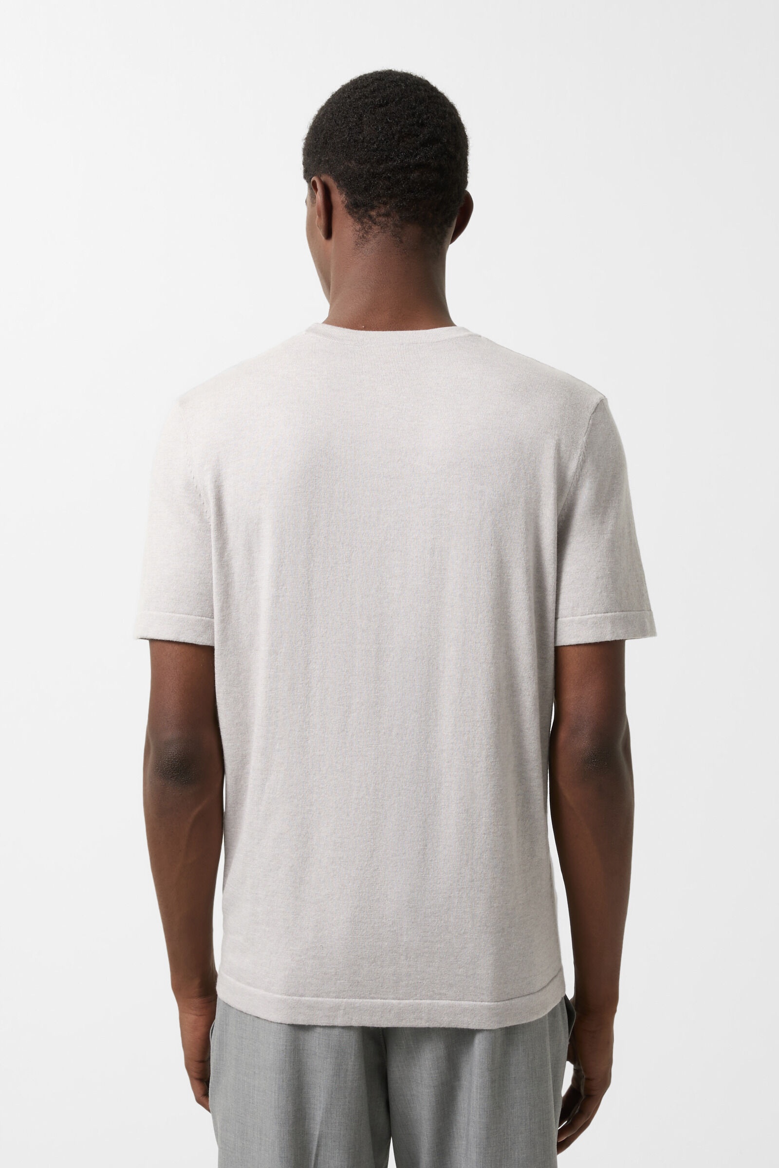 Lenzo Knitted top in Greige - 2