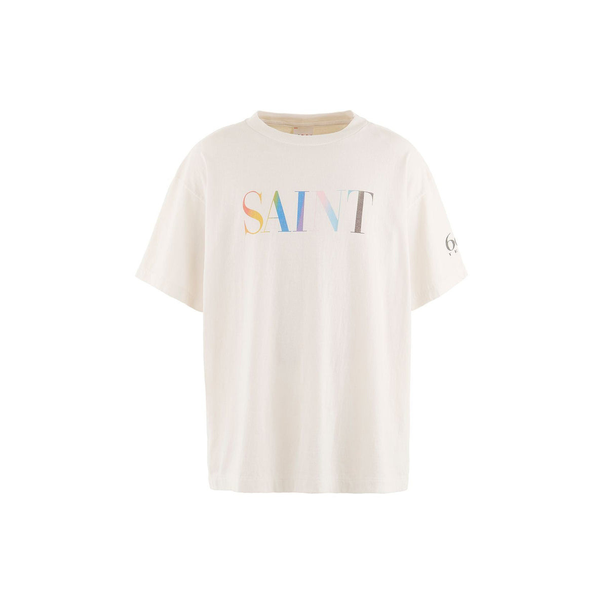 RAINBOW SAINT SHORT SLEEVED T-SHIRT (WHITE) - 1