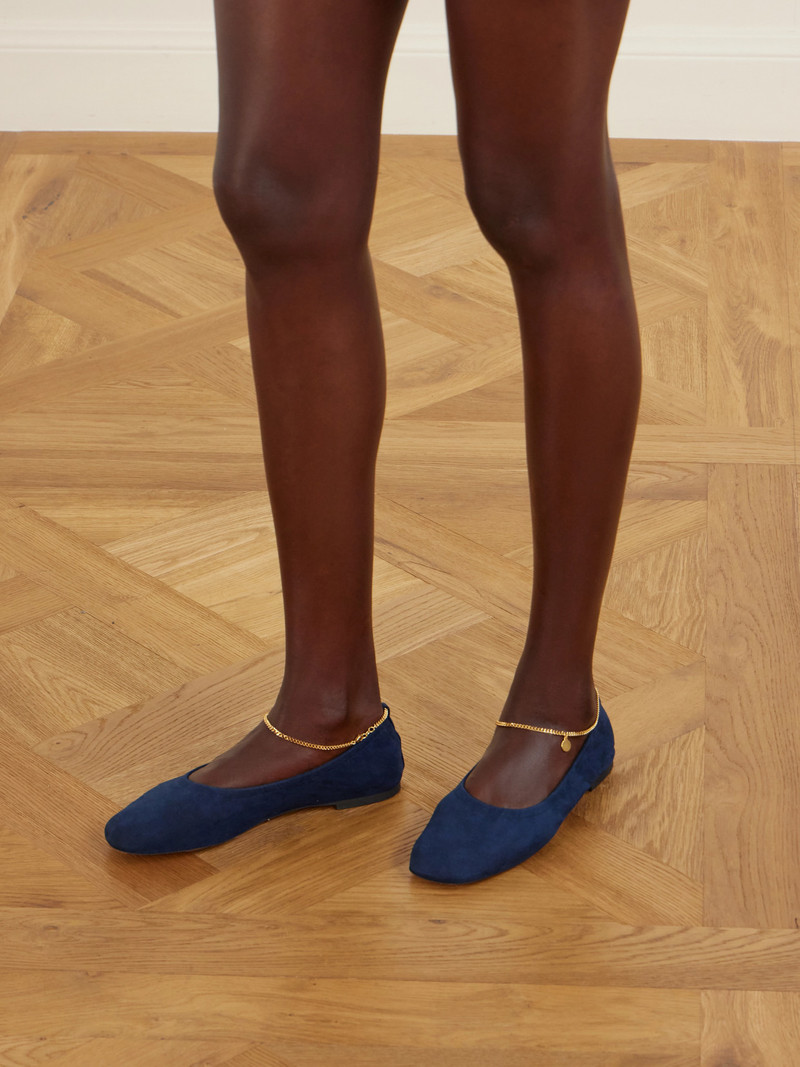 Stella McCartney Ballerina Alter Suede Flats outlook