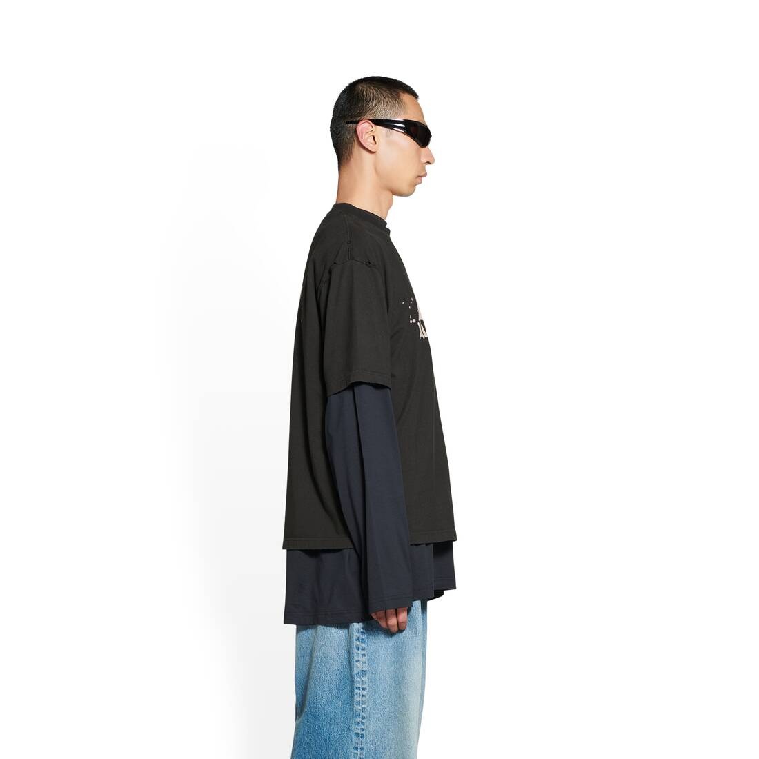 ●送料込●BALENCIAGA●Hand Drawn Medium Fit Tシャツ Balenciaga Hand-Drawn T-Shirt Medium Fit | Saks Fifth Avenue