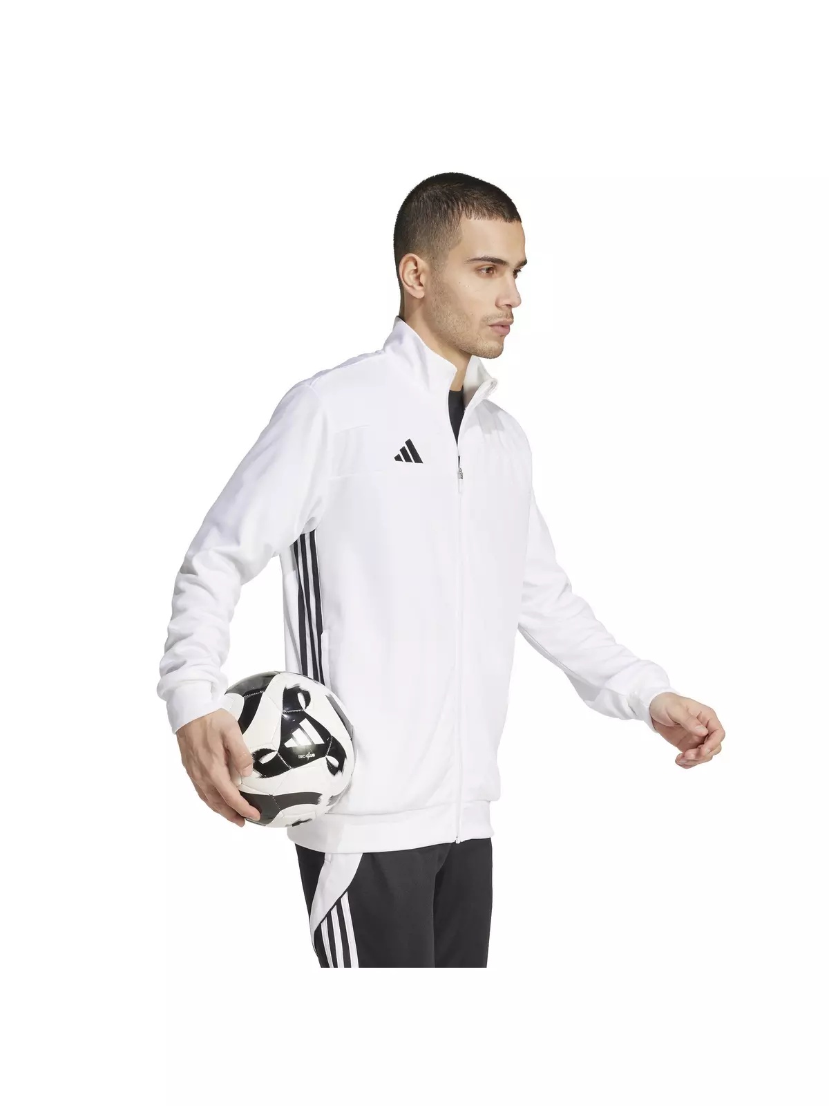 Men's Tiro 25 Essentials Training Track Top -White - 5