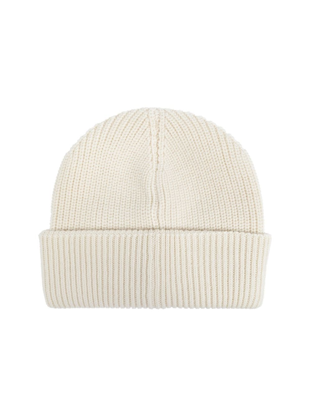 logo-patch wool beanie hat - 3