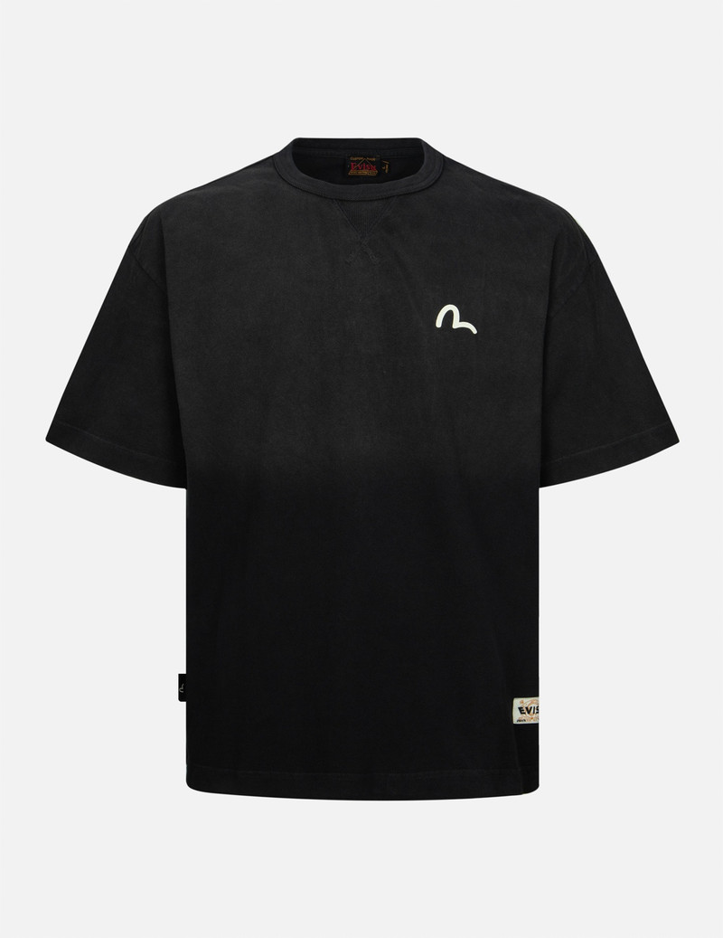 SEAGULL AND BRUSHSTROKE-STYLE GODHEAD PRINT LOOSE FIT T-SHIRT 1