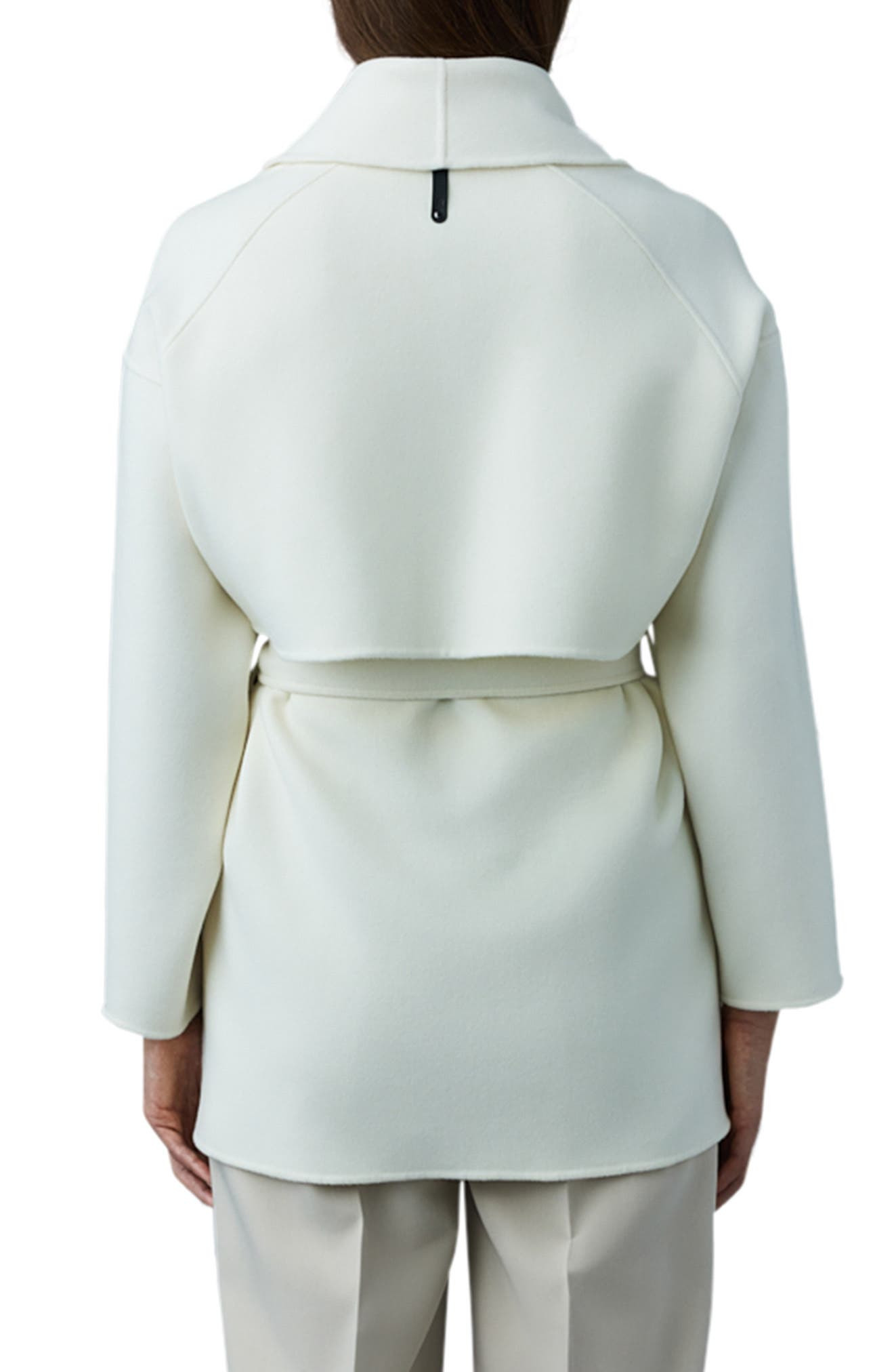 Mackage Tyra Wool Coat in Cream at Nordstrom - 2
