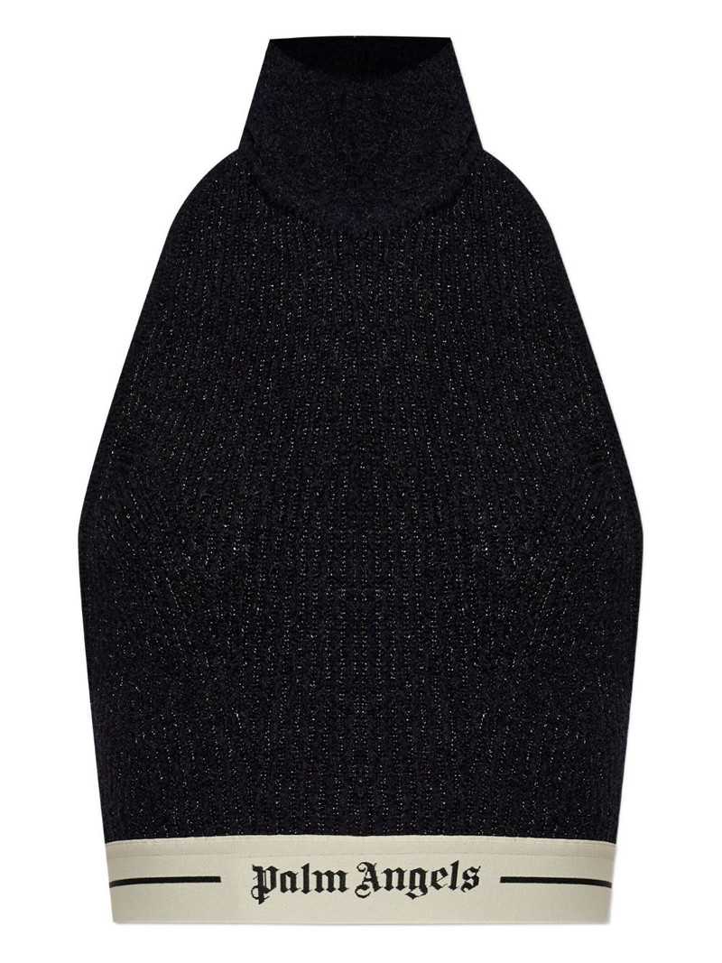 halterneck ribbed top 1