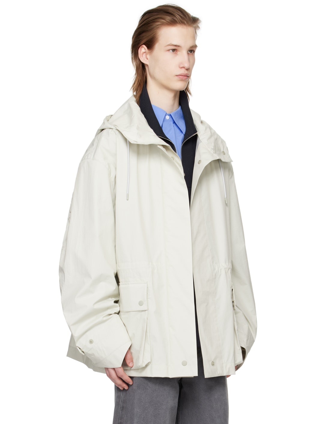 Gray Bellows Pocket Jacket - 2