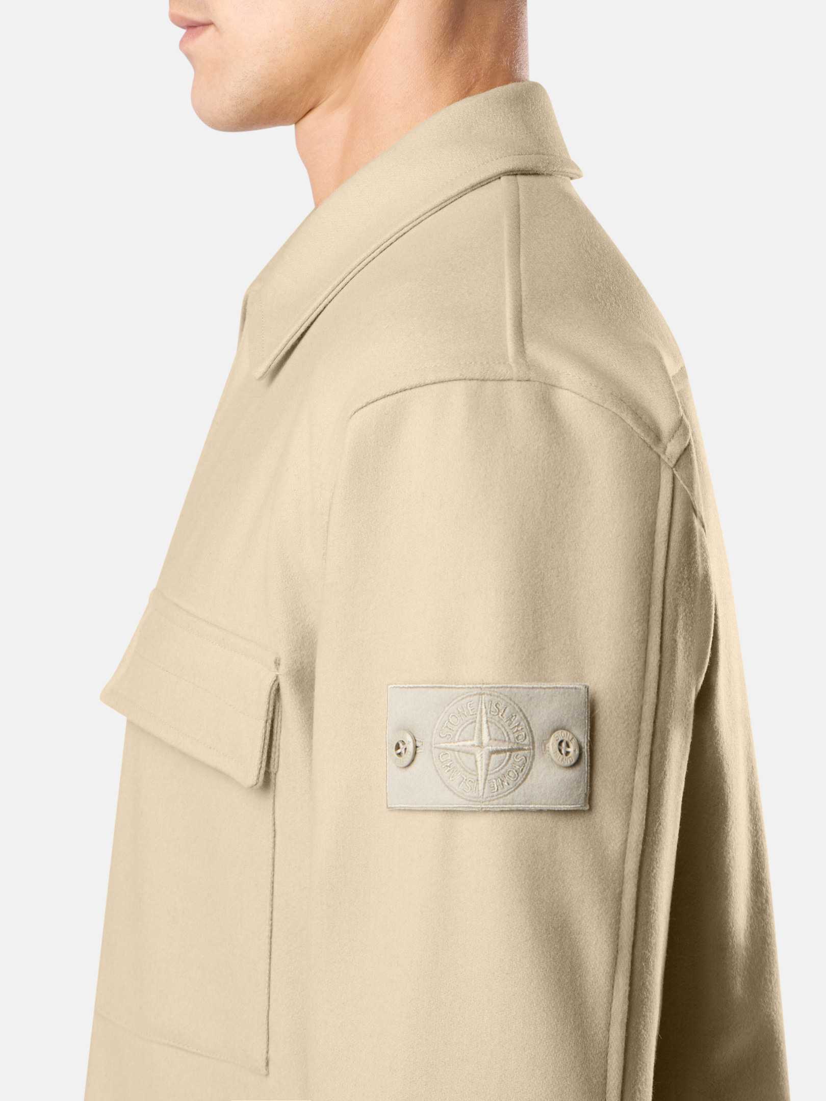 1200028 WOOL NYLON FLANNEL_STONE ISLAND GHOST - 4