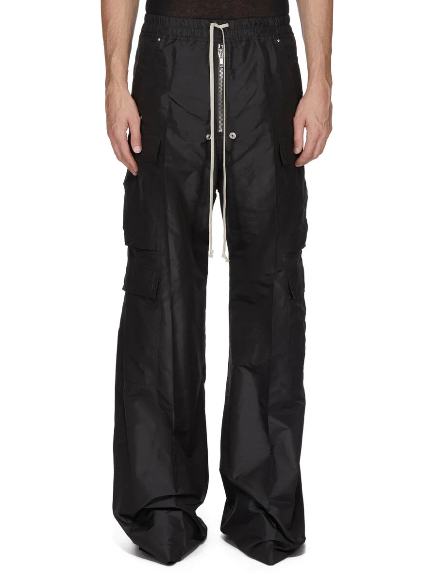drawstring cargo pants - 1