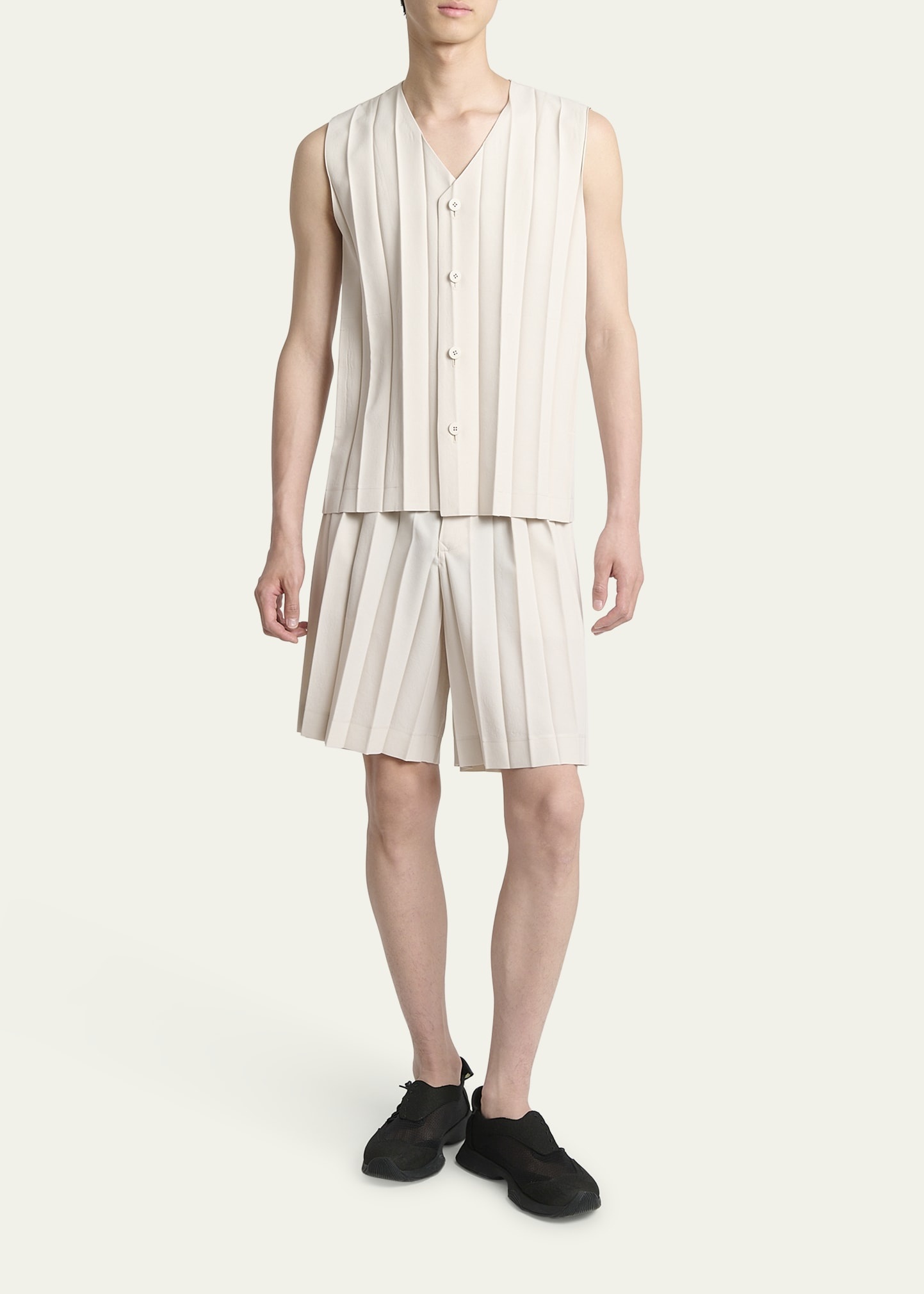 Men's Edge Ensemble Pleated Vest - 2