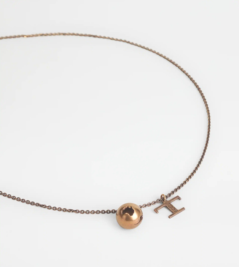 Tod's WORLD MAP NECKLACE - GOLD outlook