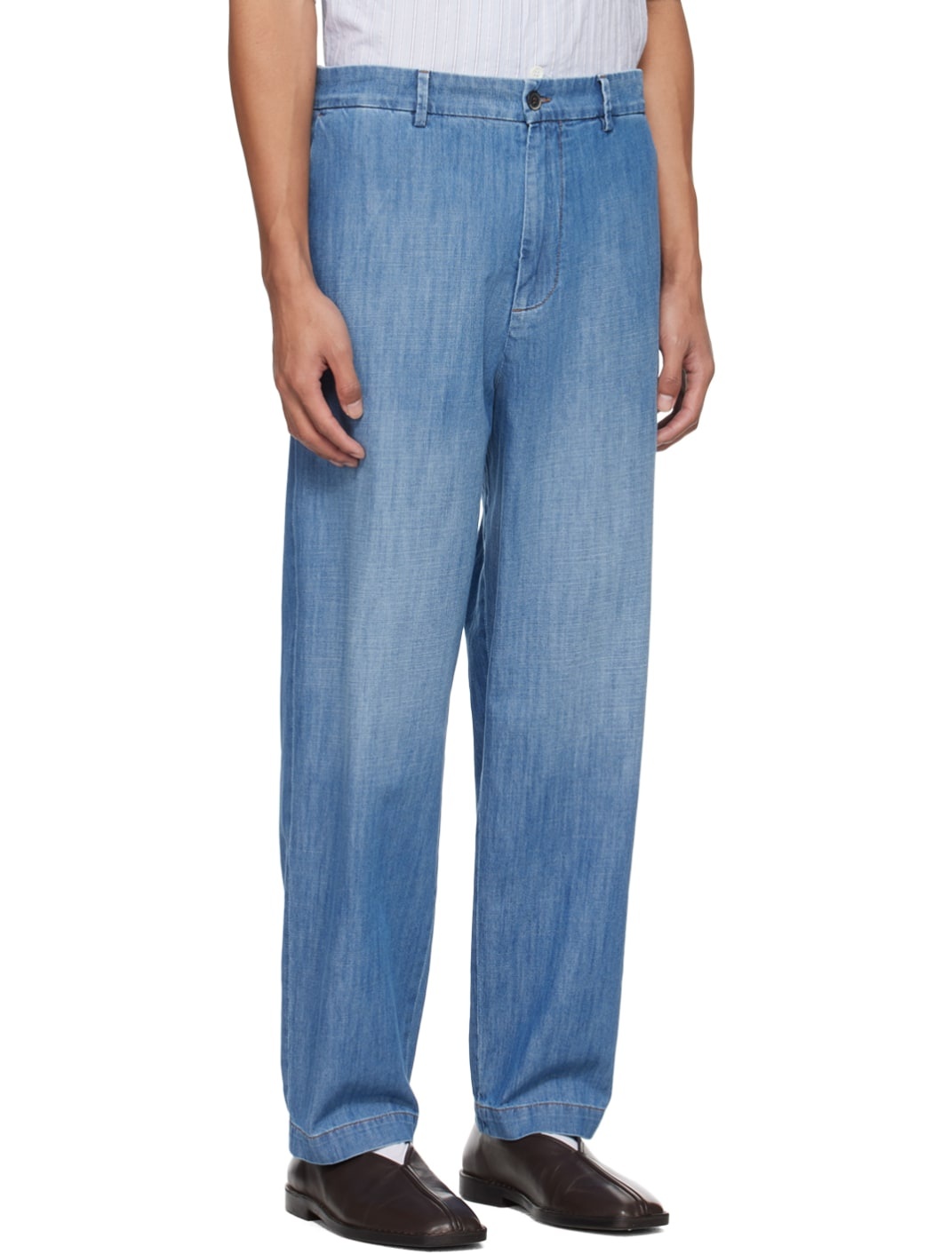 Blue Faded Jeans - 2