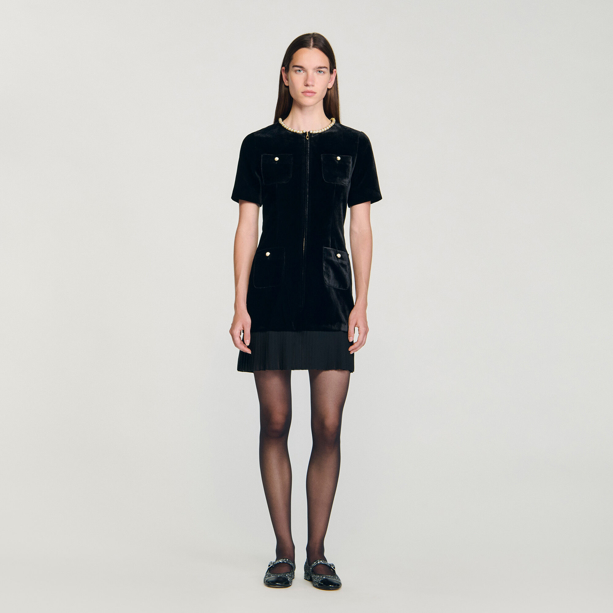 MINI VELVET DRESS - 2