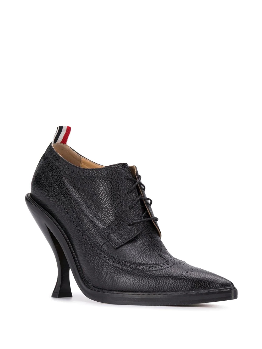 curved heel longwing brogues - 2