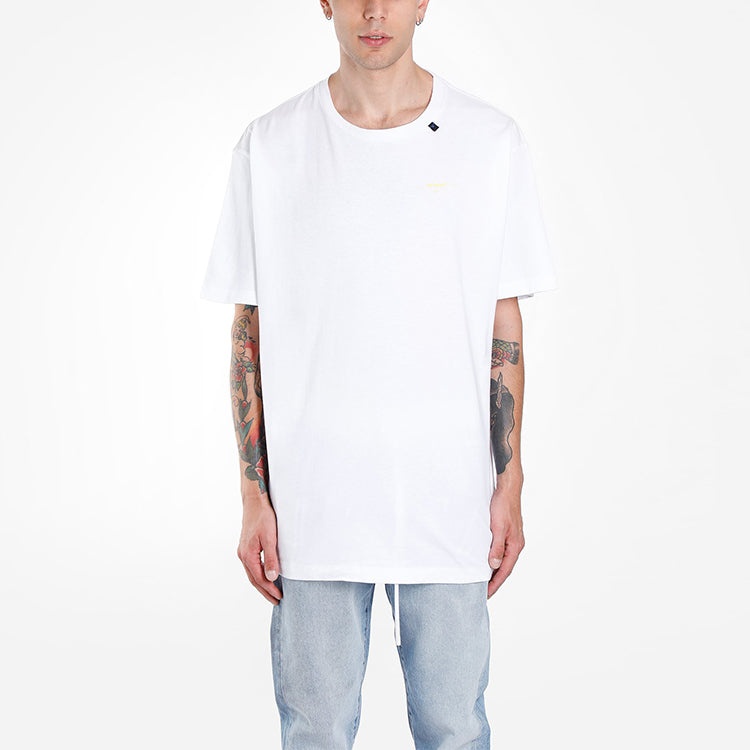 Off-White Gold Arrow Print Oversized Short-Sleeved OMAA038F191850100160 - 3