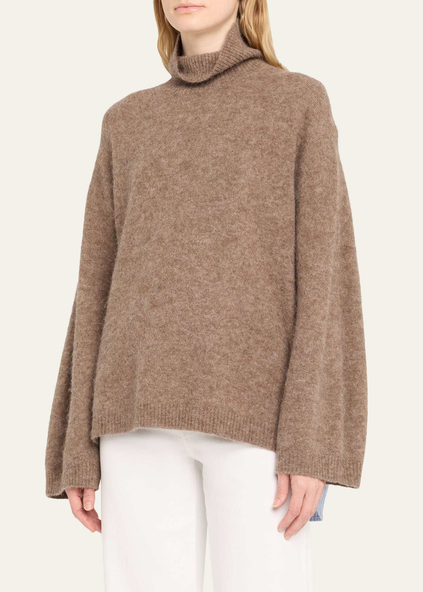 Mallory Combo Turtleneck Sweater - 4