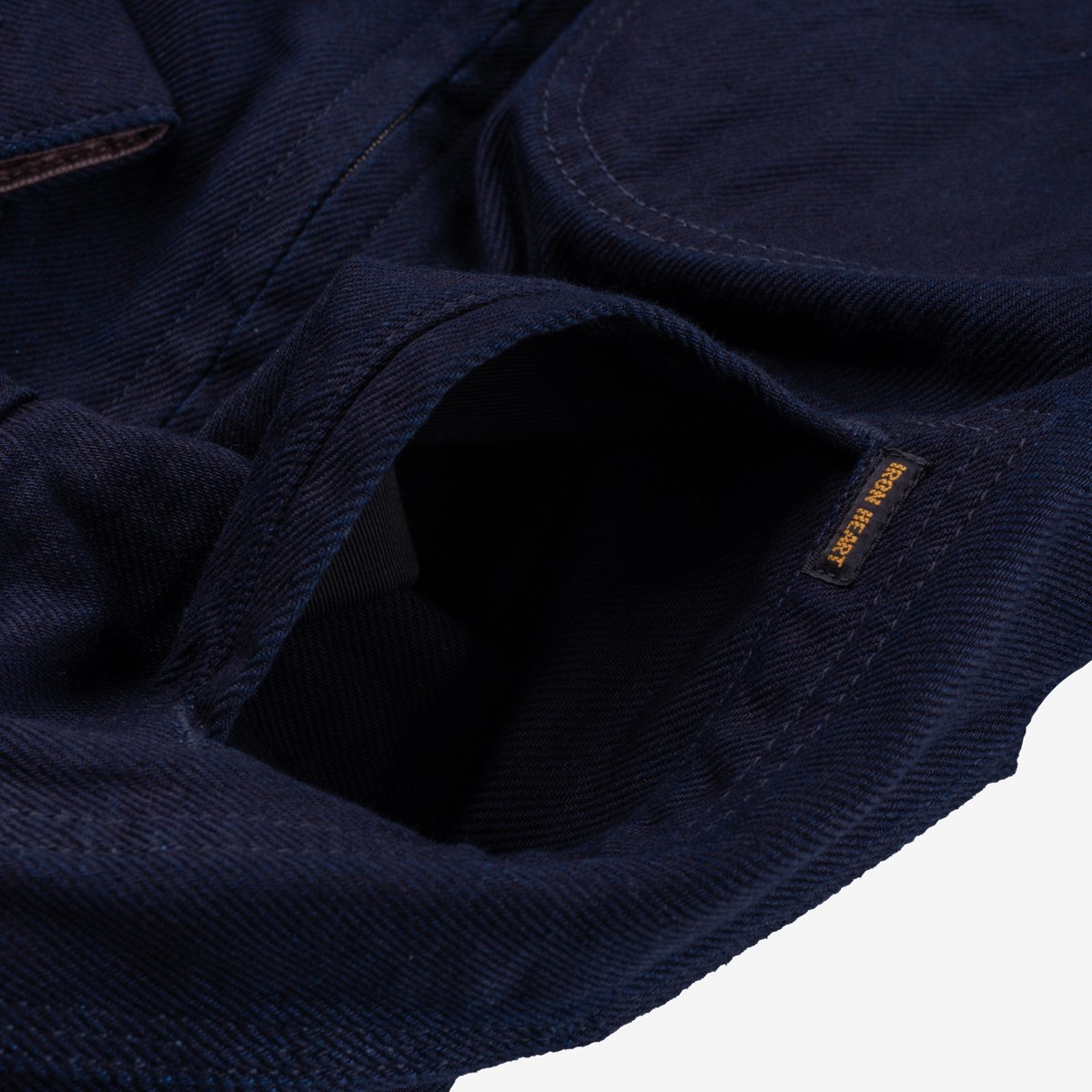 IHJ-143-IND 12oz Kersey Work Jacket - Indigo/Black - 17
