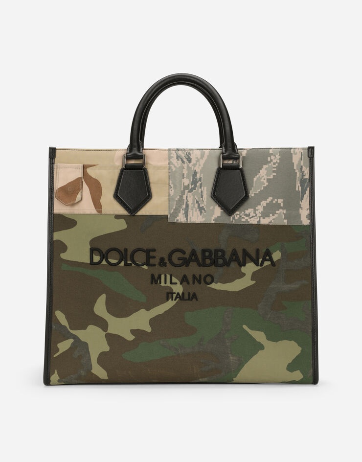 Camouflage patchwork shopper - 1