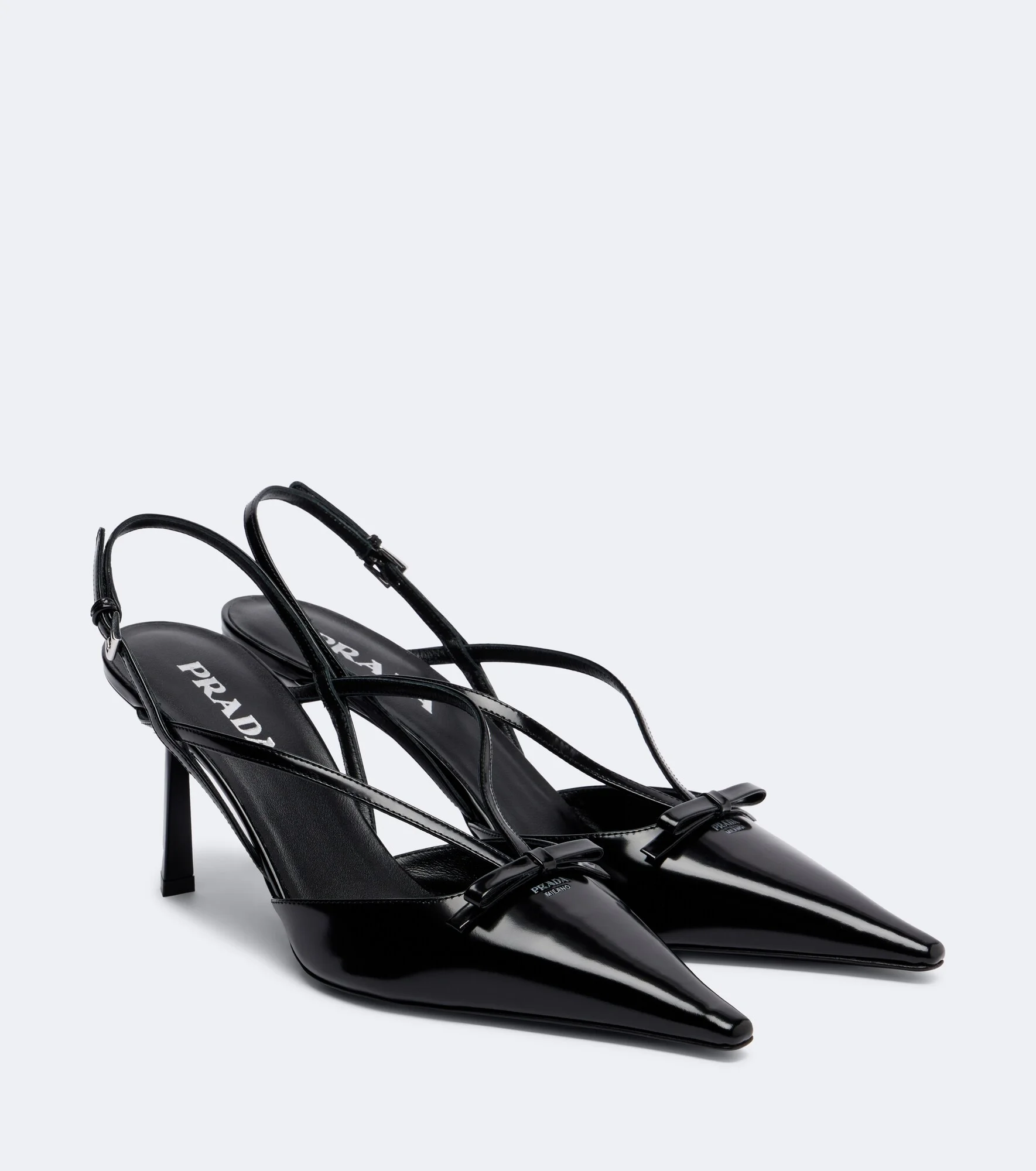 Leather slingback pumps - 1