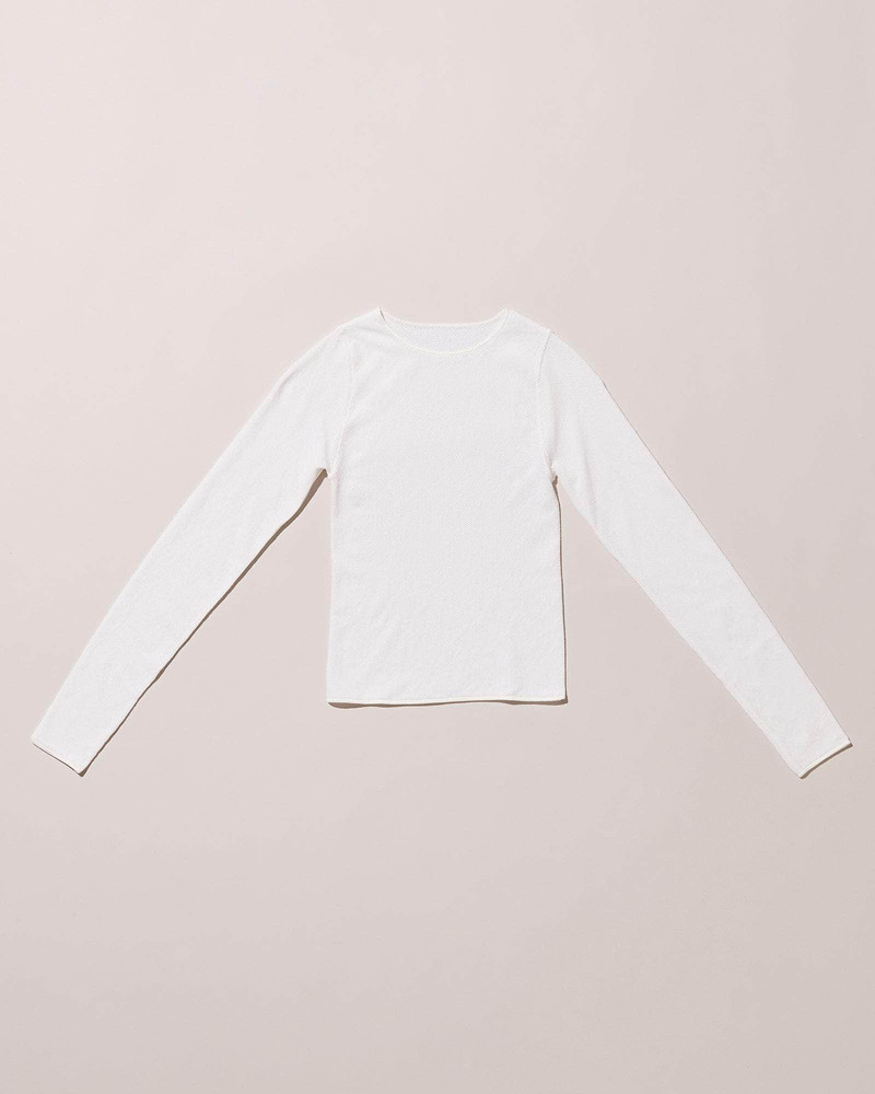 Odea Longsleeve Tee - Organic Cotton Mesh 6