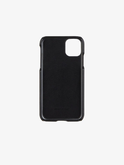 Givenchy IPHONE CASE 11 IN LEATHER WITH 4G PADLOCK outlook