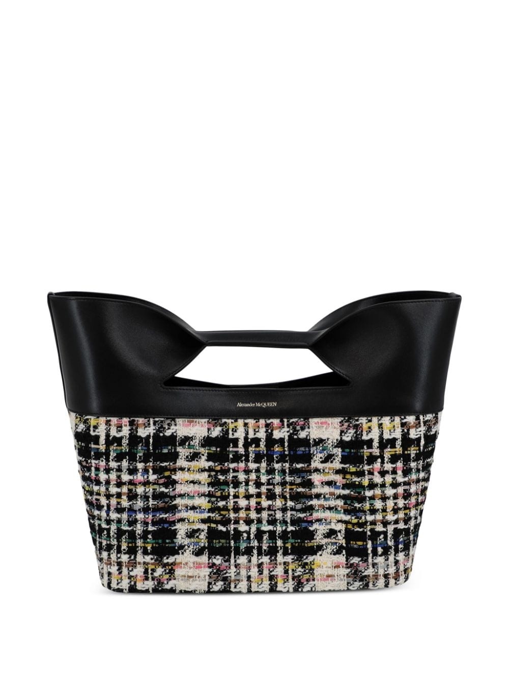 small The Bow tweed tote bag - 1