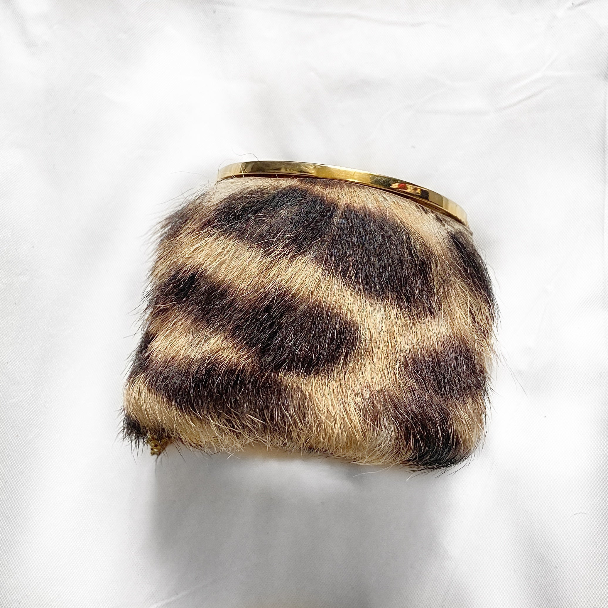 Céline - CÉLINE Phoebe Philo Leopard Fur gold bracelet - 3