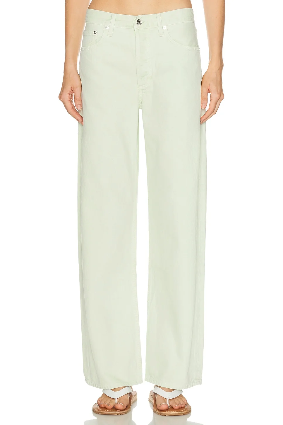 Arc Loose Wide Crop Jeans - 1