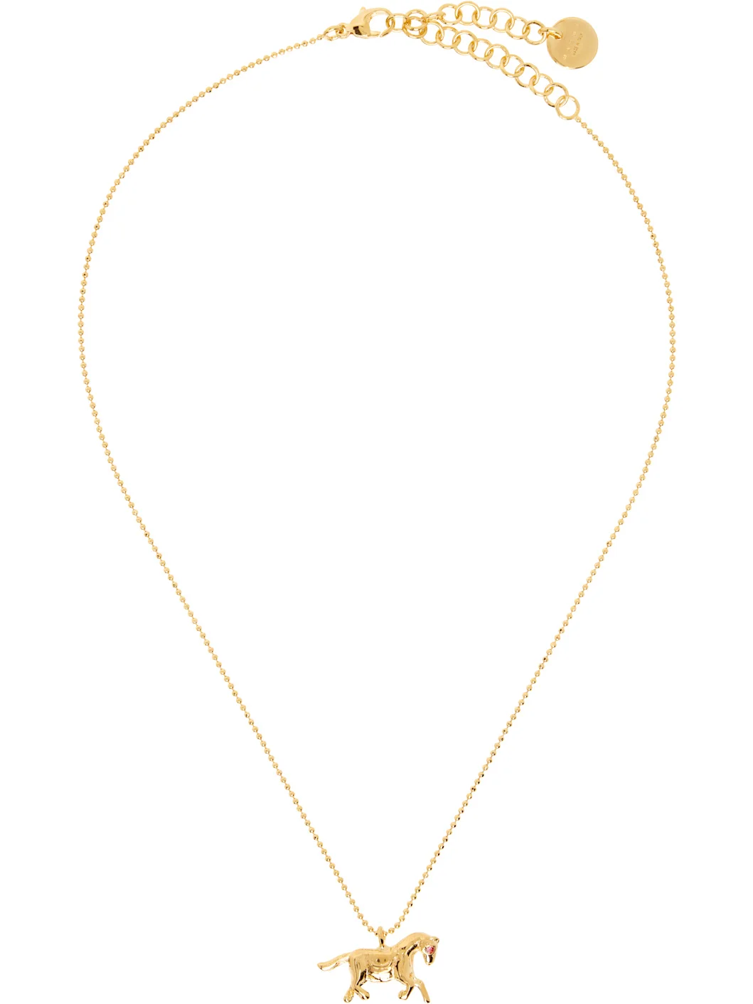 Horse Charm Chain Necklace - 1