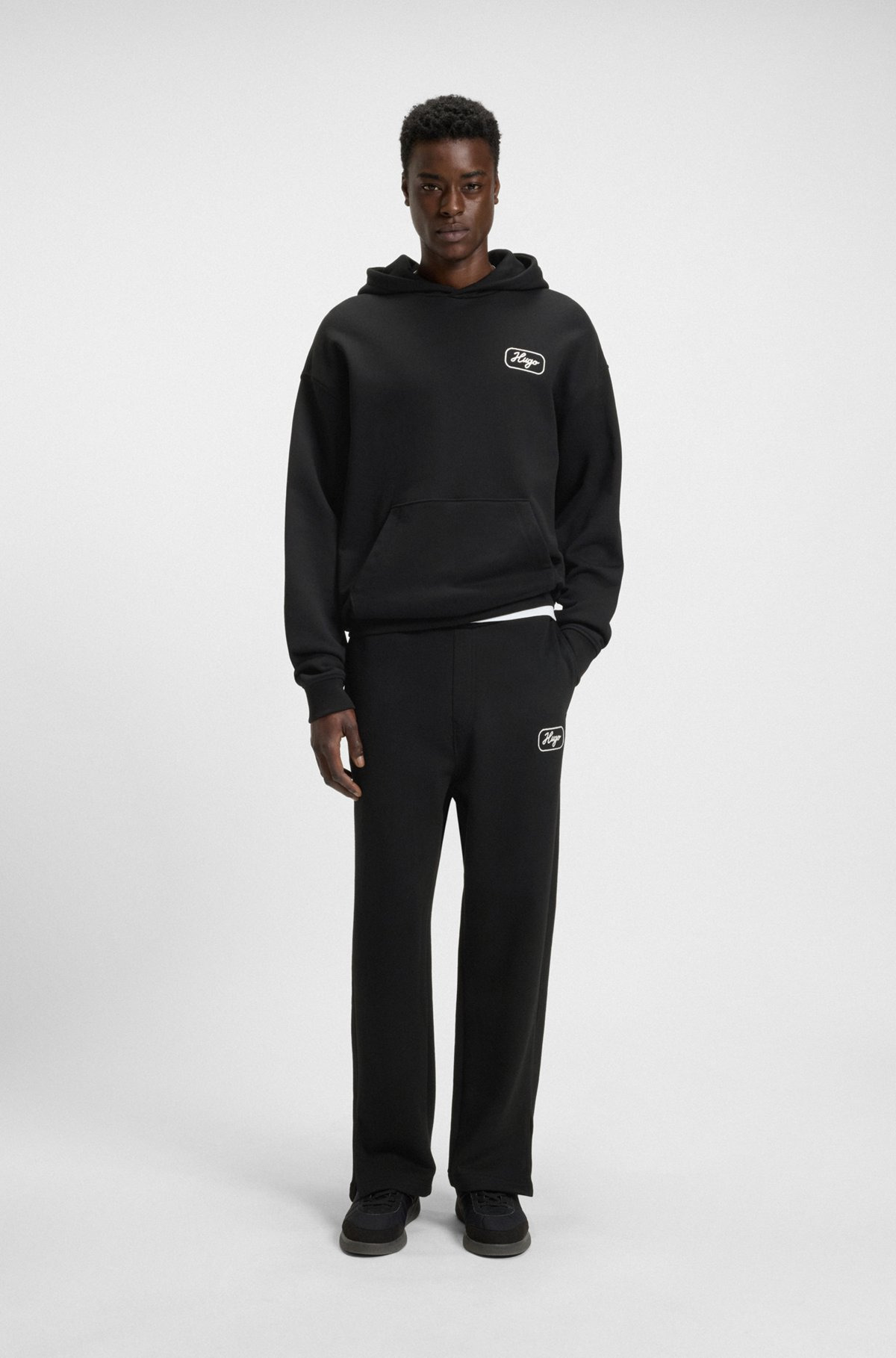 COTTON-TERRY TRACKSUIT BOTTOMS WITH EMBROIDERED GRAPHICS - 4