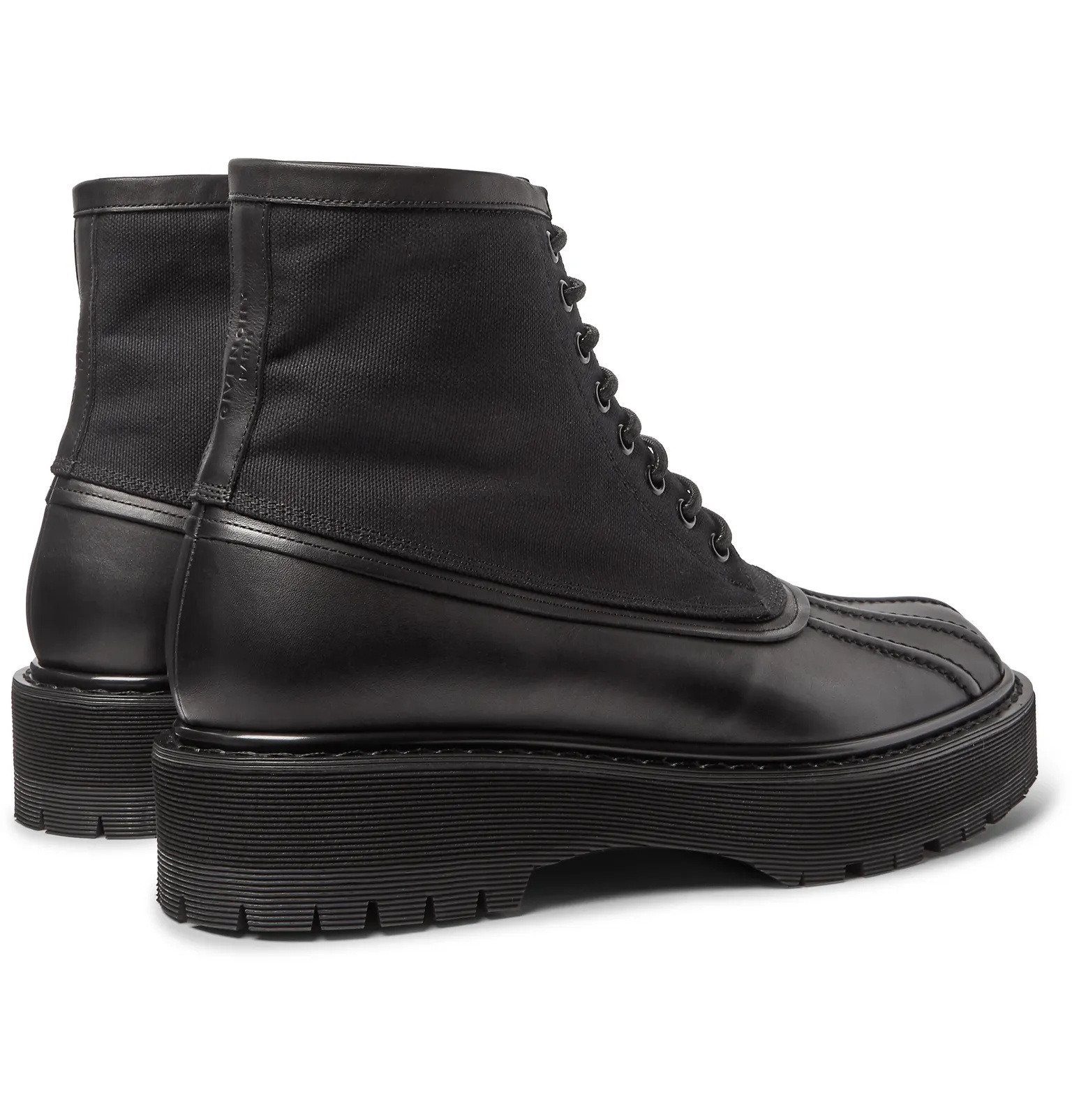 Camden Leather and Canvas Boots - 6