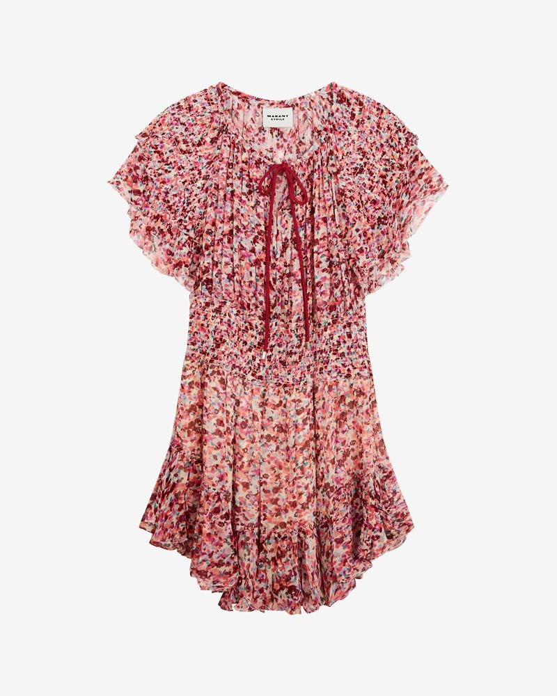 FLORISE SHORT PRINTED DRESS - 1