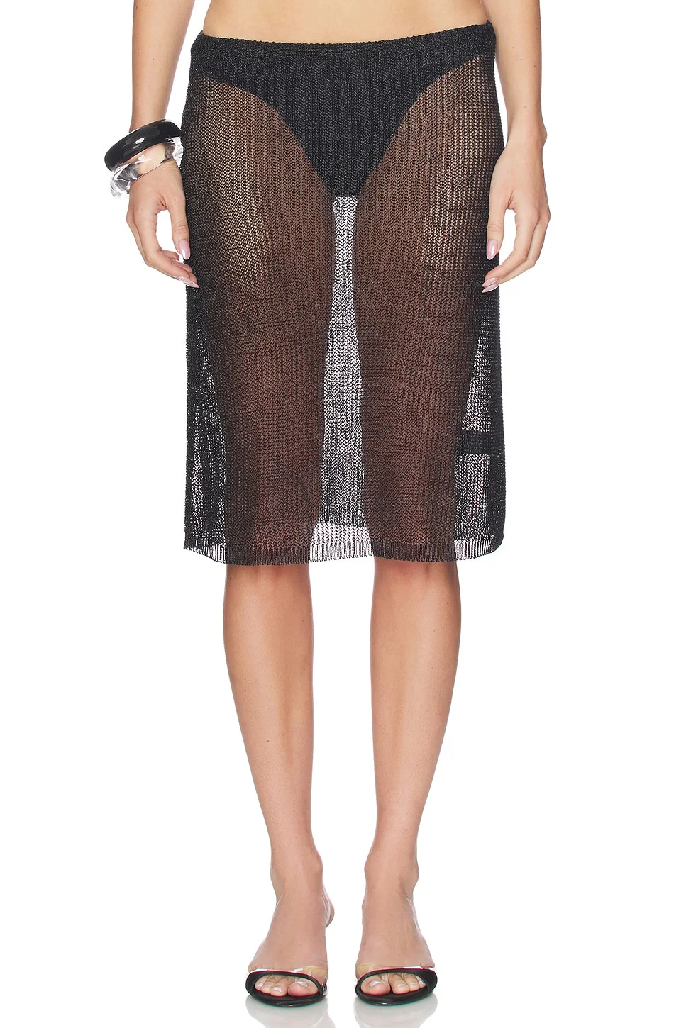 Luminous Midi Skirt - 1