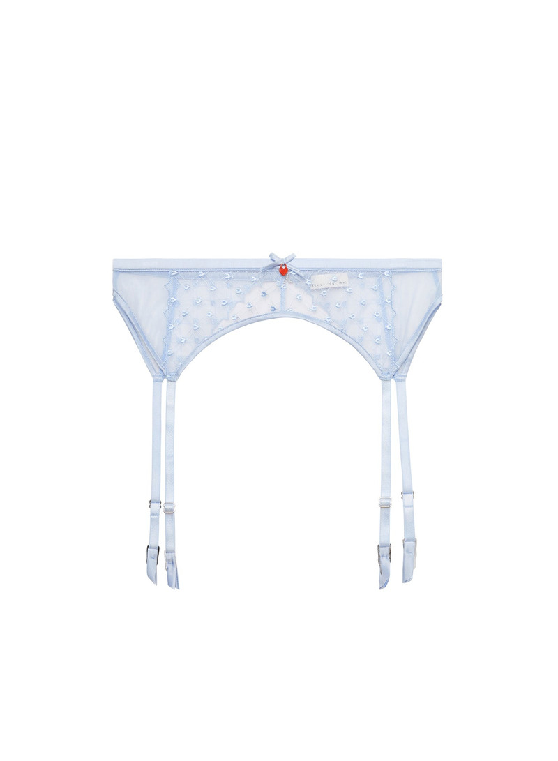 Love Lock Embroidery Garter Belt - 1