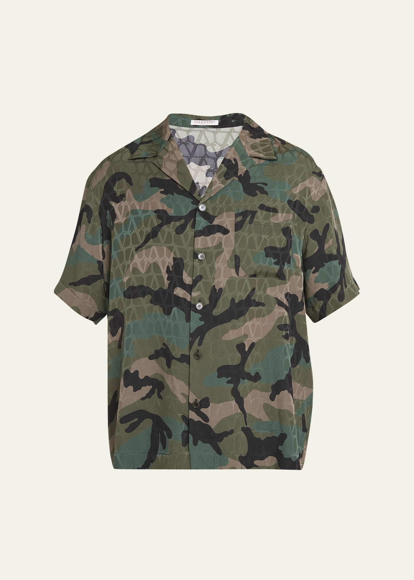 Men's Camo Icongraphe Camp Shirt - 1