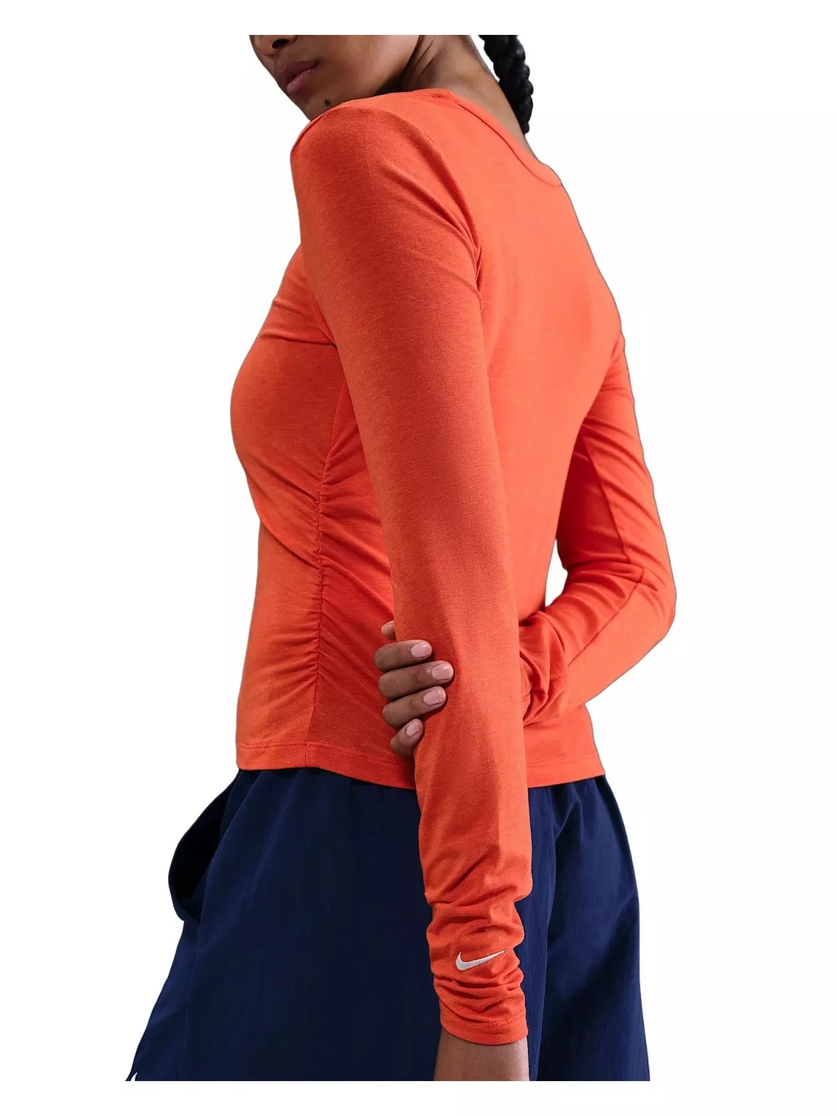 Women's Sportswear Chill Knit Long-Sleeve Top -Red - 2