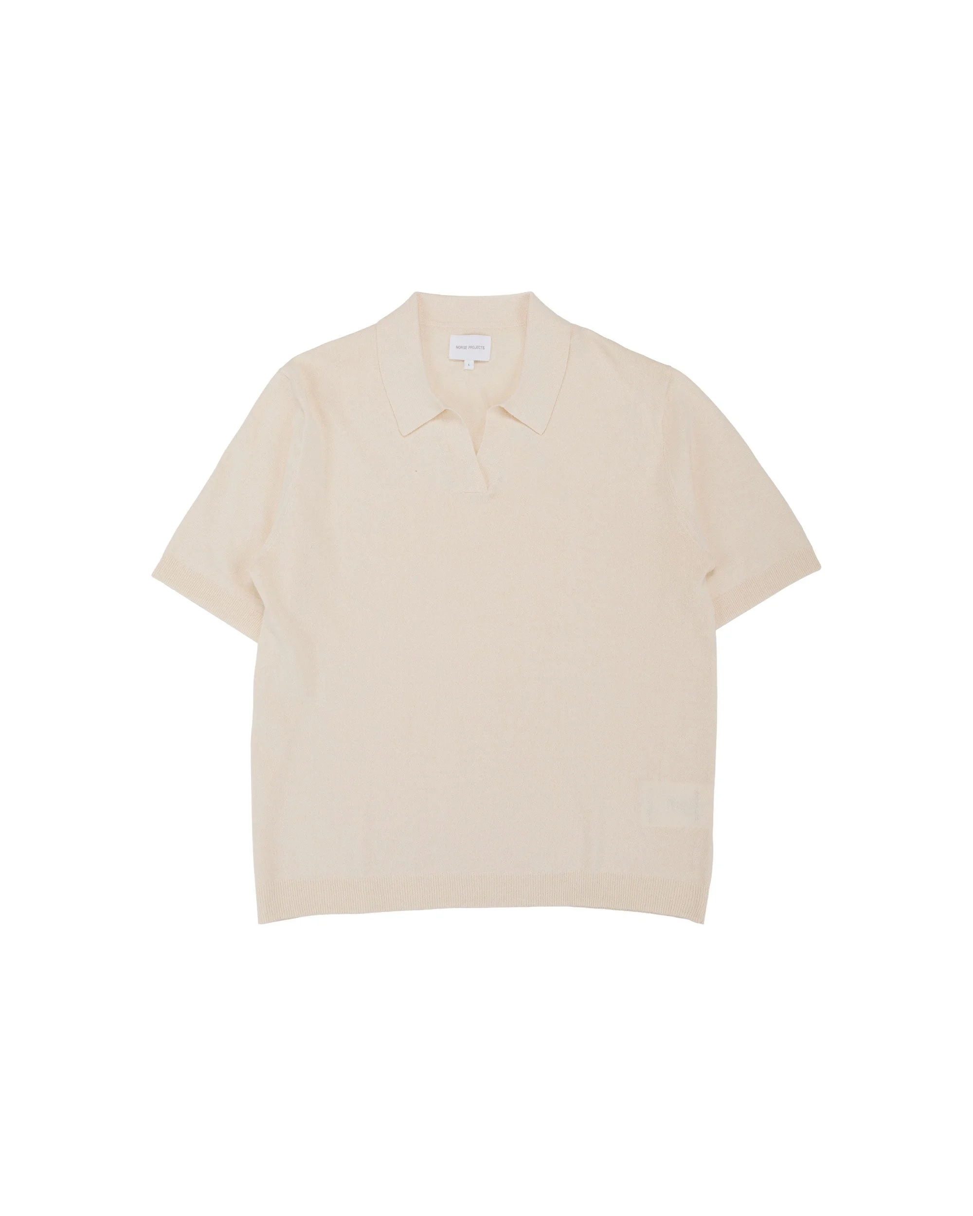Anholt Cotton Paper Polo Natural Ecru - 1