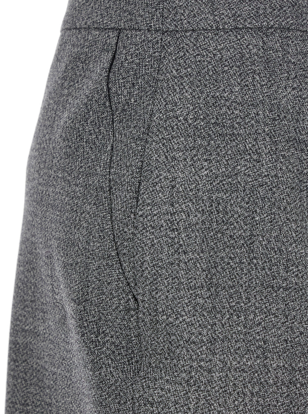 Alexander Mcqueen Women Grey Skirt With Button Closure In Wool Woman - 3