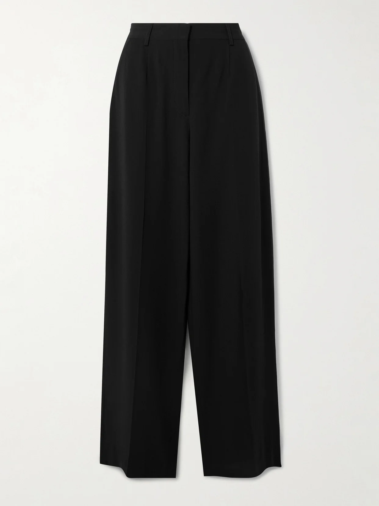 Woven Wide-leg Pants - 1